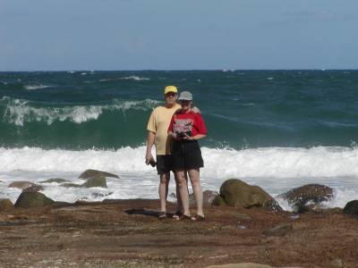 Chip and Barb at Coloundra