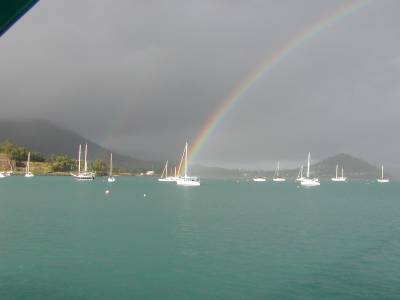 Rainbow at Airlie Beach