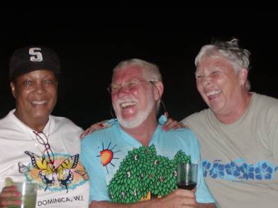 Cynthia and Nancy entertain Ron