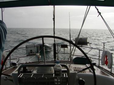 The new auto successfully drives the boat - Finally!