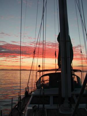 Sunset at Amadee Islet