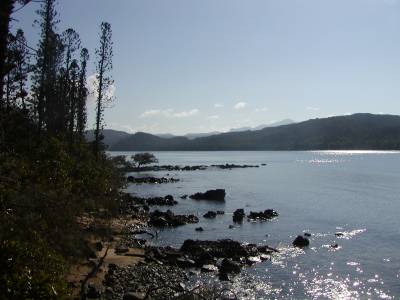 Baie de Prony coastline