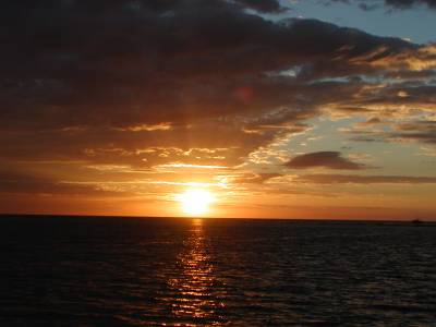 Sunset at Fitzroy Reef