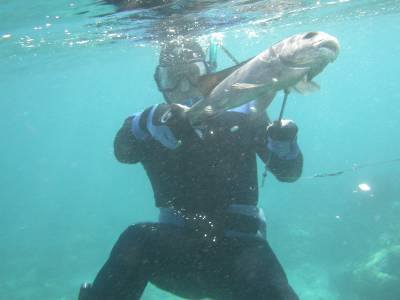 Bradley nails a sweetlips 