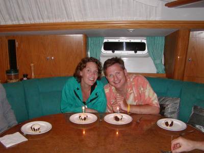 John and Melissa celebrate their first anniversary