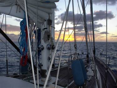 Sunrise on the Coral Sea