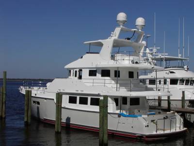A Nordhavn 68 footer in Florida