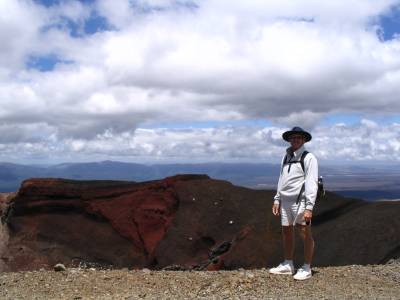 Richard at Red Crater