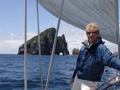Richard's first day of sailing near the Hole in the Rock