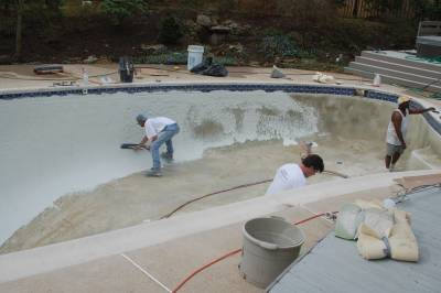 Re-surfacing the pool