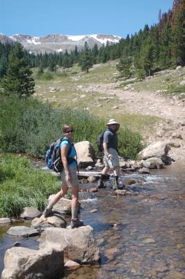 Beautiful scenery on the way up the trail