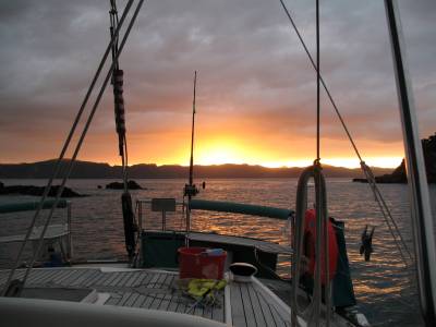 Sunset at the Cavallis