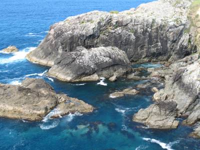 Looking down from Urupukapuka Island