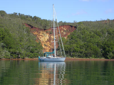 Anchored at Baie de Prony in New Caledonia - 2003