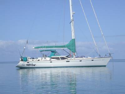 Anchored at Black Reef in the Coral Sea - 2004